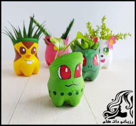 کاردستی و آموزش تصویری ساخت گلدان عروسکی با بطری نوشابه - Making20teddy20pots20with20soda20bottles 21
