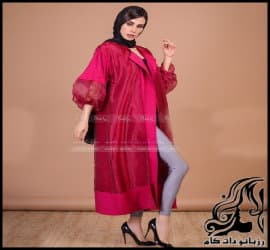 خیاطی و آموزش رسم الگو خیاطی مانتو کالیفرنیا آرگانزا - Manto20California20Organza 17