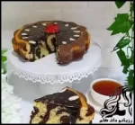 طرز تهیه کیک مرمری بدون نیاز به فر - Marble20cake20without20oven20recipe 01