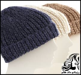 بافتنی و راهنمای بافت کلاه مردانه - Mens20hat20knitted20tutorial 01