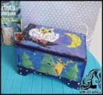 معرق کاشی روی جعبه چوبی - Mosaic tile on wood 29 compressor