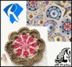 بافتنی و آموزش بافت موتیف فرفره و گل میخک - Motif20Ferfereh2020Carnation 02