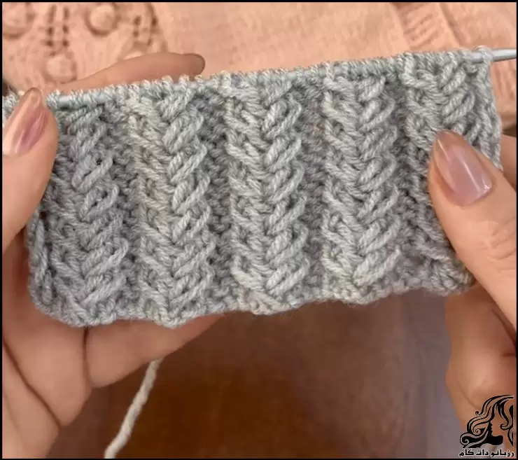 آموزش بافت پترن جدید دومیل با توضیح کامل و ساده