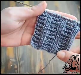 بافتنی و آموزش مدل بافت جدید مخصوص لباس های مردانه - New20texture20model20for20menswear 01