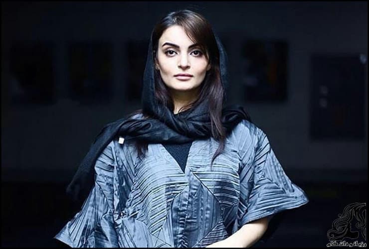 نیلوفر پارسا با همسرش