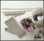 آموزش تصویری بافت دستکش یک انگشتی - One finger glove texture 05 compressor