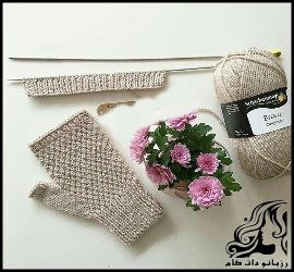 آموزش تصویری بافت دستکش یک انگشتی - One finger glove texture 05 compressor