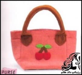 آموزش تصویری دوخت کیف نمدی نارنجی - Orang20Felt20Bag 11