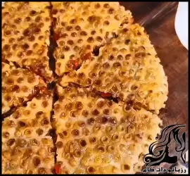 طرز تهیه پیتزا تابه ای با نان لواش - Pan20pizza20with20lavash20bread20recipe 01