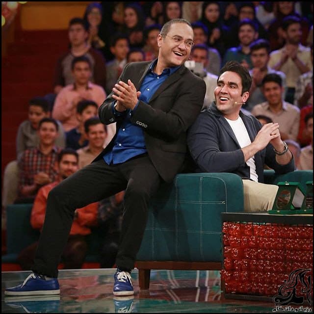 تک عکس پوریا پورسرخ در کنار رامبد جوان