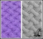 بافتنی و آموزش بافت پترن حصیربافت دومیل - Pattern20of20woven20mats 01