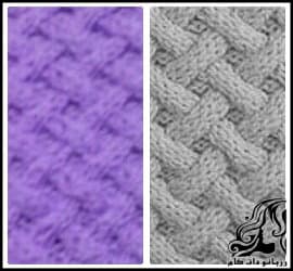 بافتنی و آموزش بافت پترن حصیربافت دومیل - Pattern20of20woven20mats 01