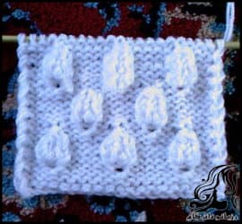 بافتنی و آموزش بافت پترن بادامی - Pattern20texture20almonds 01