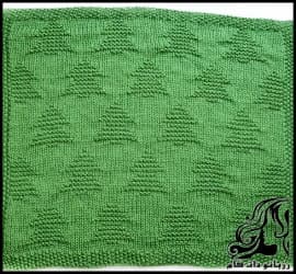 بافتنی و آموزش بافت طرح کاج به همراه نقشه بافت - Pine20design20texture 02