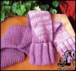 بافتنی و آموزش بافت شالگردن جیب دار - Pocket20scarf20texture 01