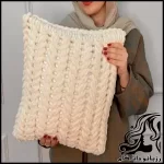 آموزش ساده بافت کوسن پافی بدون قلاب - Puffy20cushion20texture20without20hook20tutorial