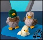 عروسک بافی و آموزش بافت خانواده اردک عروسکی - Puppet20duck20family 04