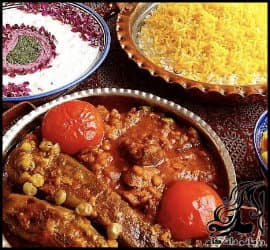 آشپزی و طرز تهیه خورش قیمه بادمجان خوش رنگ و لعاب - Qeyme20Bademjan 03