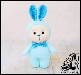 آموزش بافت عروسک خرگوش جورابی - Rabbi20doll20tutorial 04