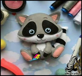 آموزش ساخت راکون نمدی - Raccoon20Felt 22