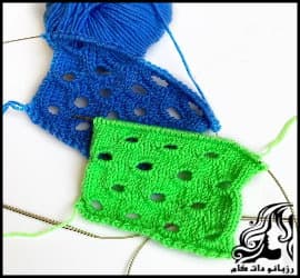 بافتنی و آموزش بافت پترن مدل حلقه - Ring20pattern20texture 03