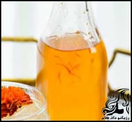 آشپزی و طرز تهیه شربت زعفران خنک و خوشمزه - Saffron20syrup 01