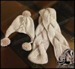 بافتنی و آموزش بافت شال و کلاه گیس باف - Scarf20and20wig 01