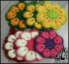 بافتنی و آموزش بافت اسکاج به شکل گل - Scotch20texture20in20the20form20of20flowers 01