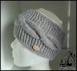 بافتنی و آموزش گام به گام بافت هدبند مدل پیچ - Screw20model20headband 01