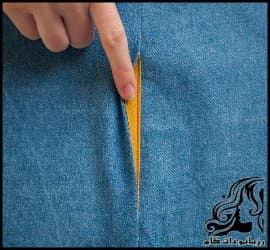 خیاطی و آموزش دوخت جیب لای درز - Sewing20An20In20seam20Pocket20tutorial 12