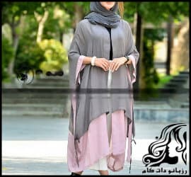 خیاطی و آموزش دوخت مانتو بدون الگو - Sewing20a20coat20without20a20pattern 07