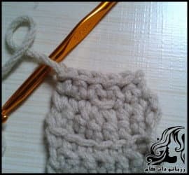 آموزش تصویری بافت شلال در قلاب بافی به همراه فیلم - Shallah20weaving20training