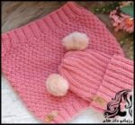 بافتنی و آموزش بافت شال با پترن جودونه - Shawl20texture20with20barley20grain20pattern 01