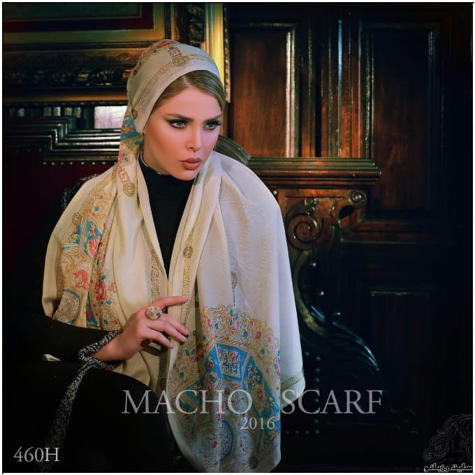 شال و روسری شیک زنانه با طرح گلدار