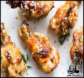طرز تهیه کتف و بال کبابی با عسل و زنجبیل - Shoulder20and20grilled20wings20with20honey20and20ginger 02