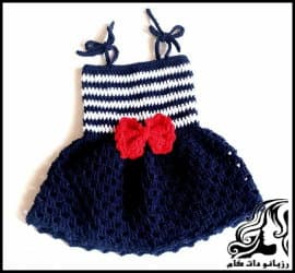 بافتنی و آموزش بافت سارافون ساده دخترانه - Simple20girly20sarong20texture 01