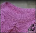 بافتنی و آموزش بافت یقه گرد ساده - Simple20round20collar20texture 01