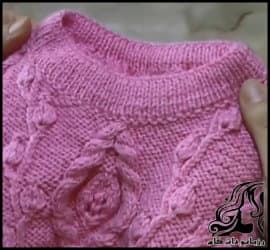 بافتنی و آموزش نوشتاری یقه گرد ساده - Simple20round20neck20writing20tutorial 01