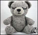 آموزش بافت عروسک خرس خواب آلود - Sleepy Bear 13 compressor