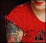 بافتنی و آموزش بافت حلقه آستین - Sleeve20ring20texture 03