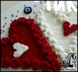 بافتنی و آموزش بافت قلب کوچک برای ولنتاین - Small20pre20texture20for20Valentine 01