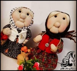 آموزش تصویری ساخت عروسک جورابی مادر بزرگ - Sock20puppets20grandmother 22
