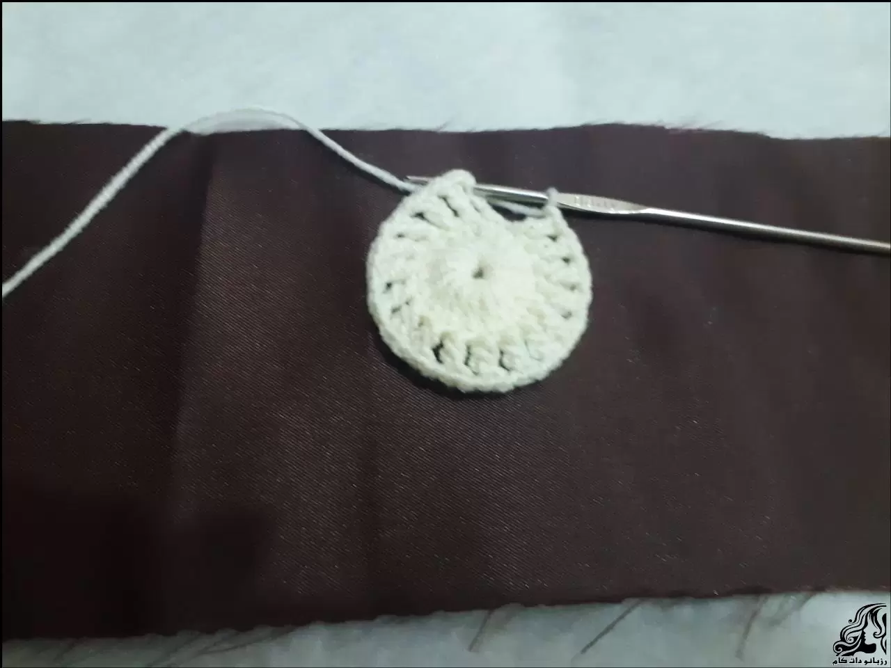 آموزش تصویری بافت فنجان فانتزی با قلاب برای مبتدی ها