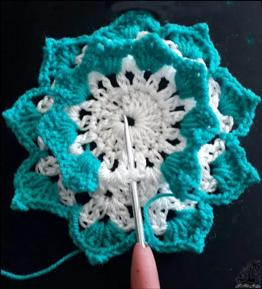 آموزش تصویری بافت فنجان فانتزی با قلاب برای مبتدی ها