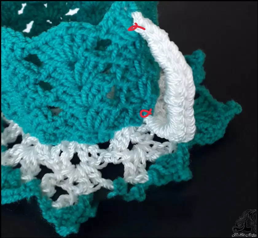 آموزش تصویری بافت فنجان فانتزی با قلاب برای مبتدی ها