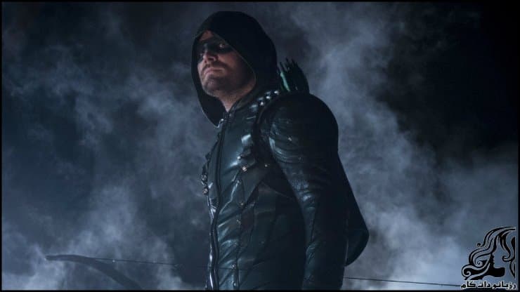 جدیدترین عکس های استفن آمل در سریال arrow