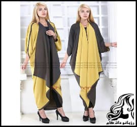 خیاطی و آموزش دوخت مانتو عبایی بدون الگو - Stitching20mantoabai20without20pattern 09