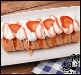 آشپزی و طرز تهیه رولت توت فرنگی - Strawberry20roulette 01