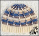 آموزش بافت کلاه راه راه پسرانه به همراه نقشه بافت - Striped20hat20for20a20boy 04