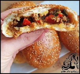 آموزش آشپزی و طرز تهیه نان شکم پر - Stuffed20homemade20bread 02